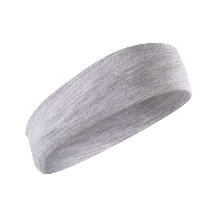 Neck gaiter folded as a headband